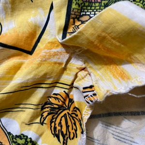 vintage 1970’s ELITE cotton hawaiian shirt “barbados”