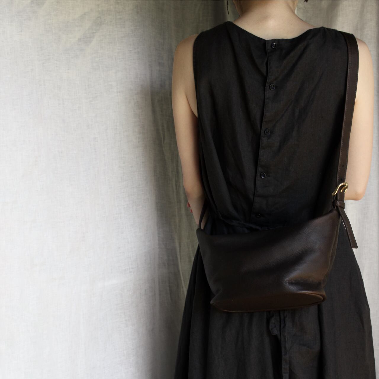 L様 受注生産:bud bag/ wax brown