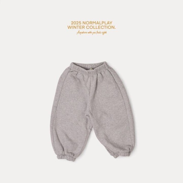 《予約》normal play ¨ walnut fleece jogger pants