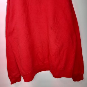 フルーツオブザルーム　クルーネック　スウェット　トレーナー　無地　レッド　XL