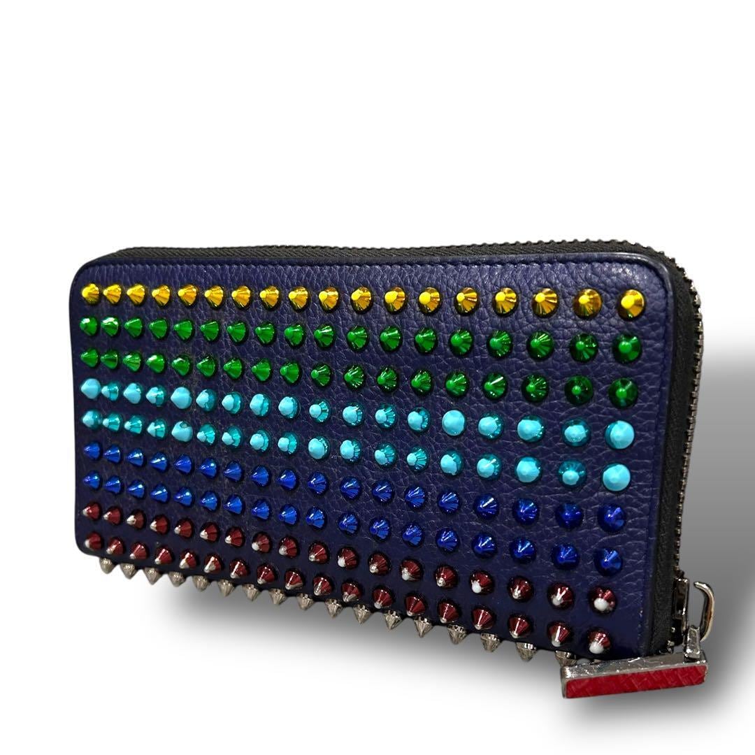 Christian Louboutin ルブタン スタッズ レインボー 長財布 | BRAND
