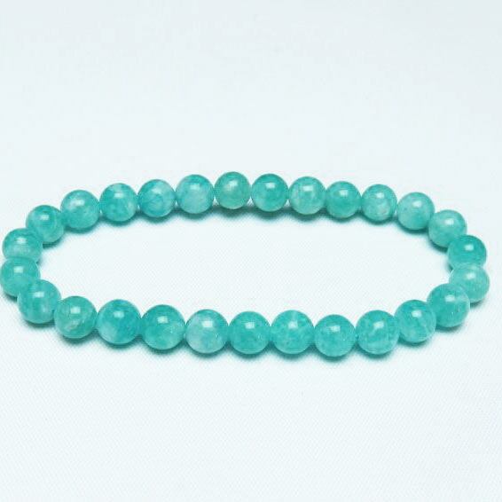 アマゾナイト ブレスレット 7mm 一点物 メール便可 [M便 1/10] 111-47733
