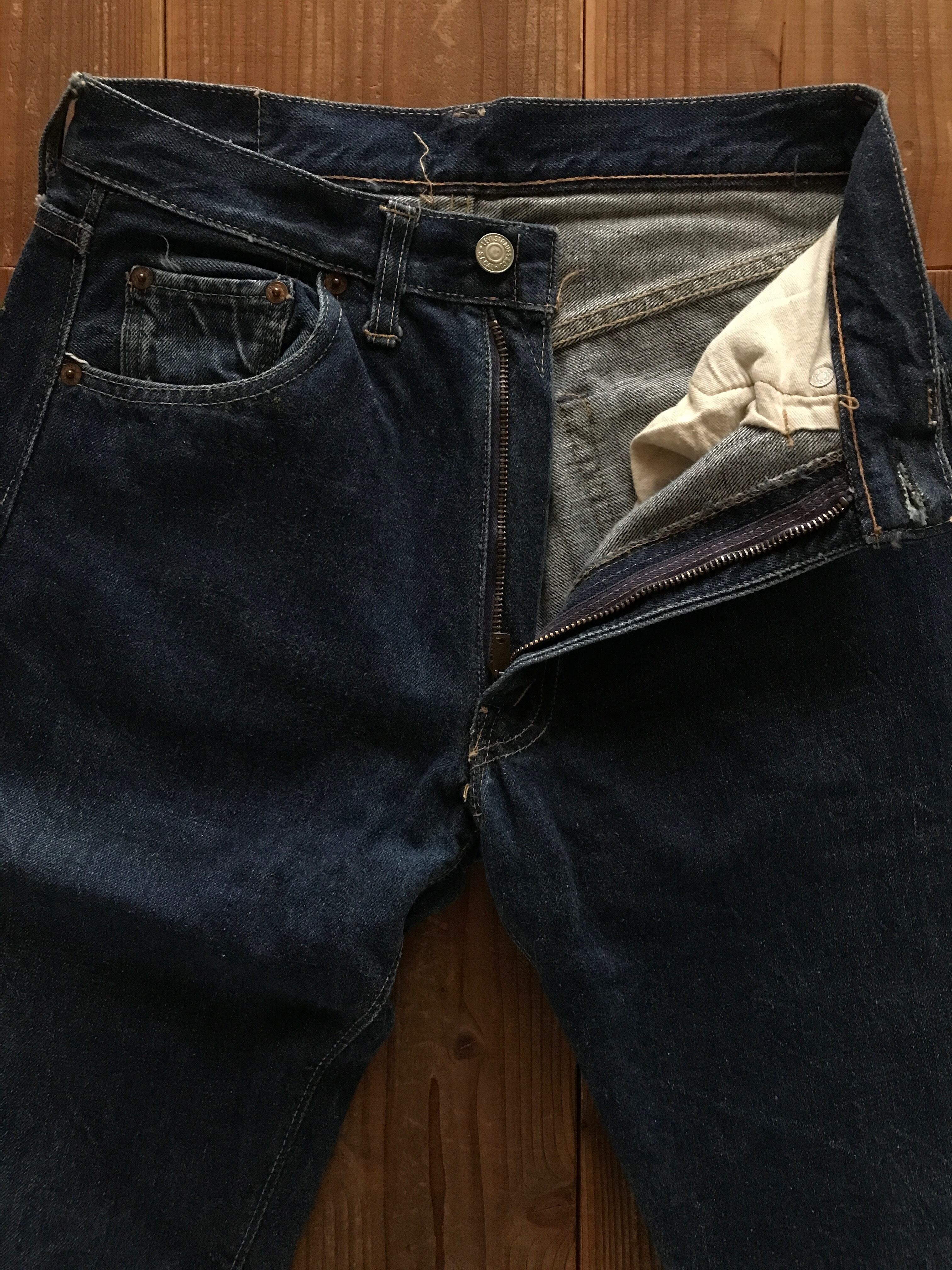 60s Levi's501 big E ウエストシングル