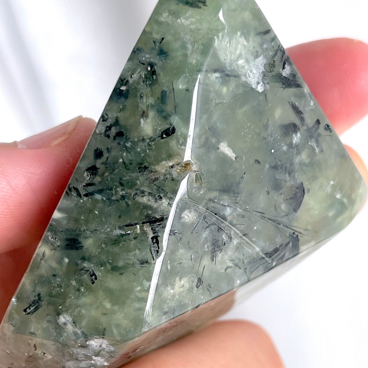 プレナイト＊フリーフォーム＊250806-01＊天然石＊置き物＊インテリアストーン