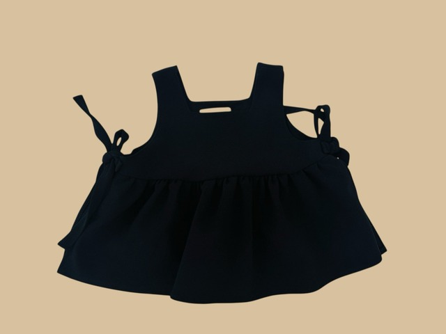 【取寄】dore dore｜side ribbon vest｜サイドリボンベスト｜5-19｜kids&jr｜26 spring