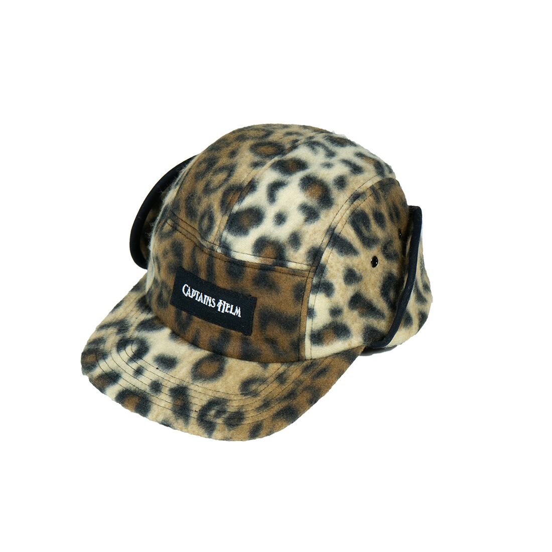 CAPTAINS HELM　#Leopard Fleece Flap Cap 