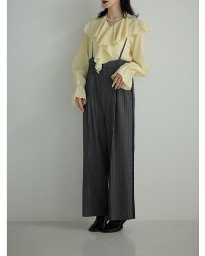 Mewl[M254-33043] ハイウエストサロペット