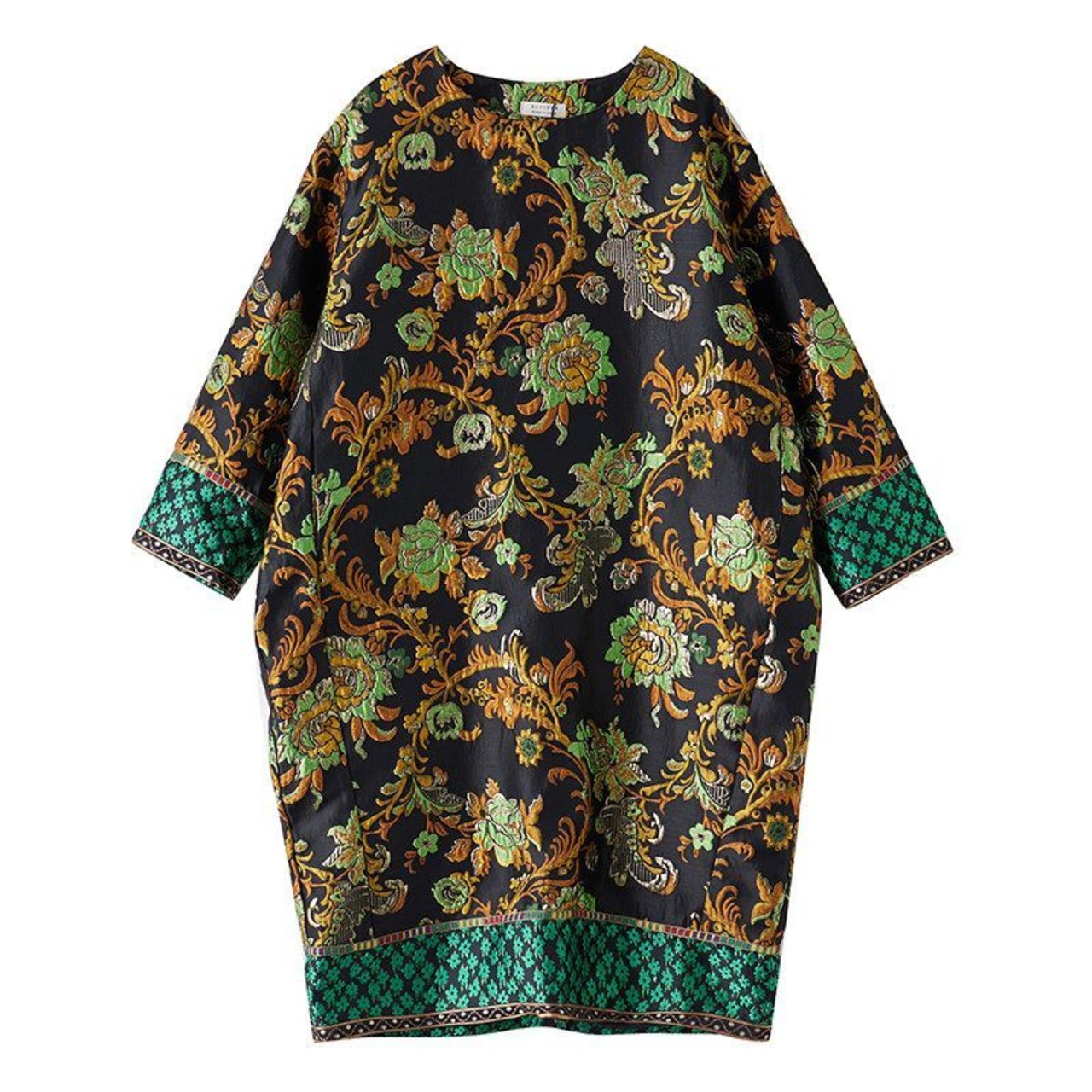 オリエンタル プリント柄 ワンピース  00361