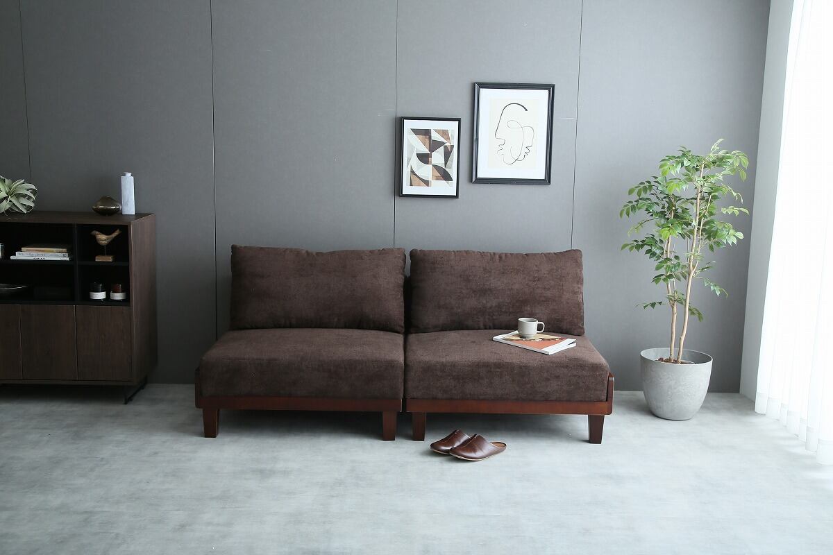 ★リクライニングソファーベッド★ 落ち着いた雰囲気で快適にくつろげるリクライニングソファベッド