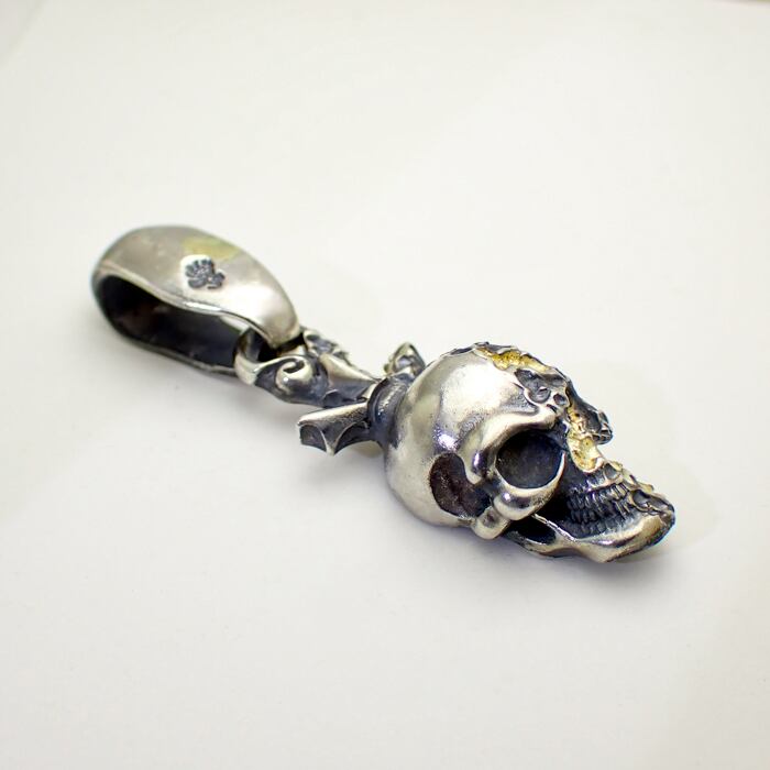 シルバー スカルペンダント ペンダント スカル ドクロ ウイングスカル 翼 空翔ぶ悪ガキ