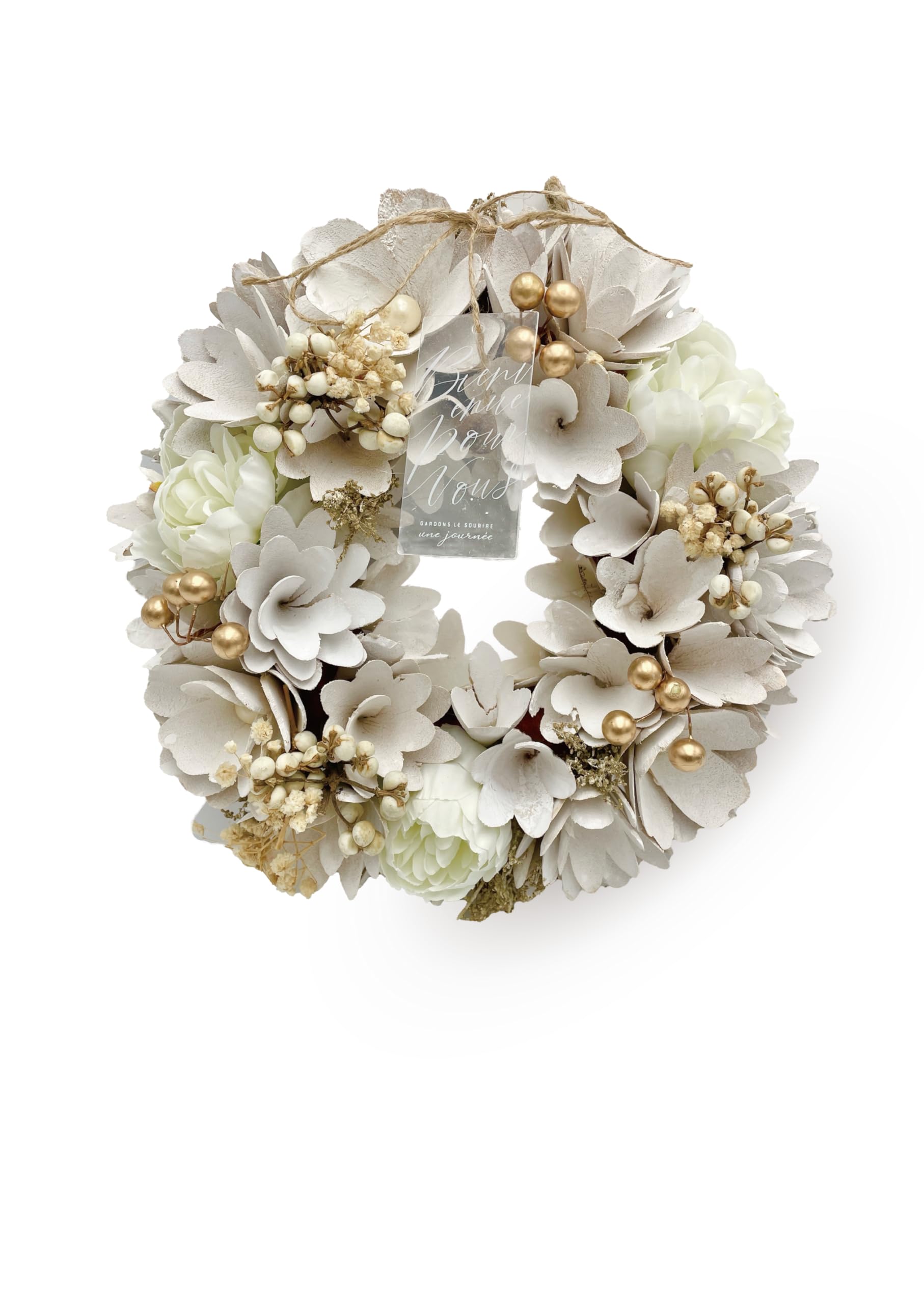 リース(コニファーの三日月リース) / ドライフラワー クリスマス