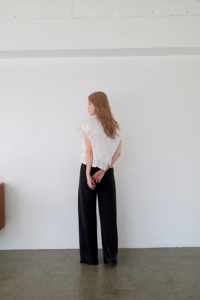 Flow Wide Pants/フロウワイドパンツ・ブラック