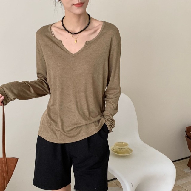 【カットソー】カットソー レディース おしゃれ 長袖 カットソー tシャツ 春 夏 秋 冬 20代 30代 40代 50代 半袖 レディース トップス 大人 可愛い きれいめ ホワイト 白 ネイビー 青 グレー カーキ  M L XL