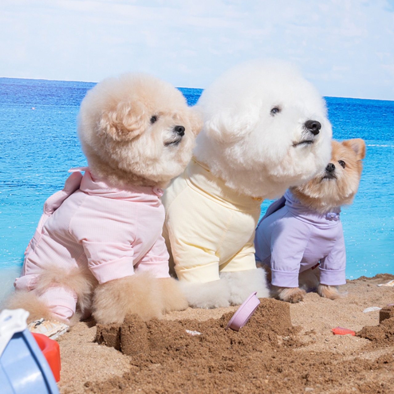 【PUPPYGARRERY公式】Big bear cooling jumpsuit 2XL-3XL