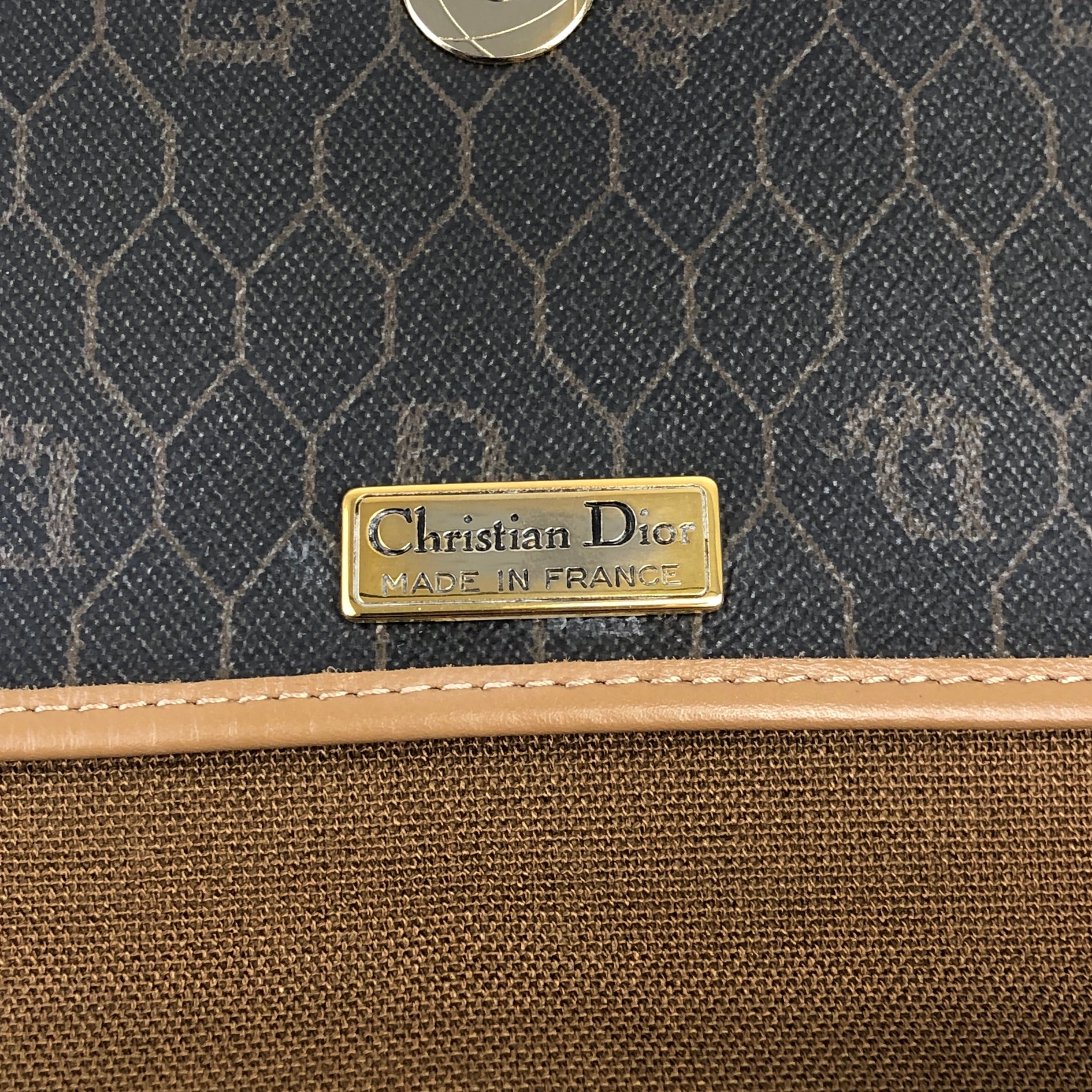 Christian Dior クリスチャン ディオール ハニカム柄 ショルダーバッグ