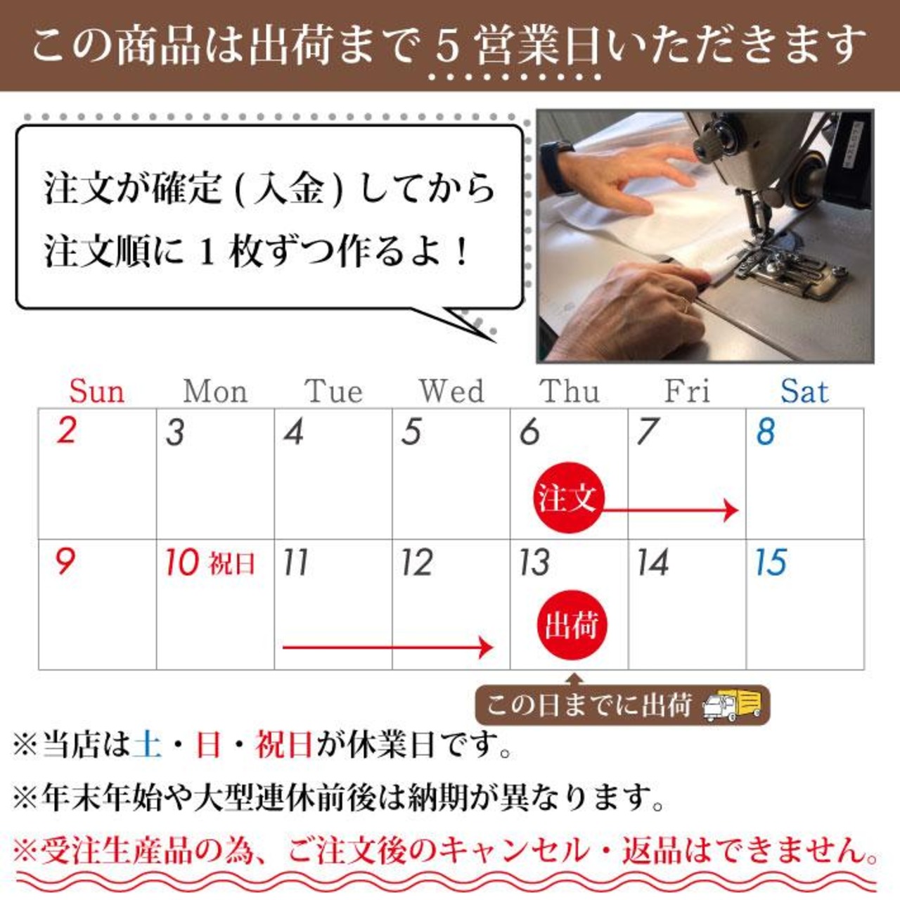 【受注生産】のれん 三つ割れ 防炎 寿司湯呑風 125×90cm 全３色