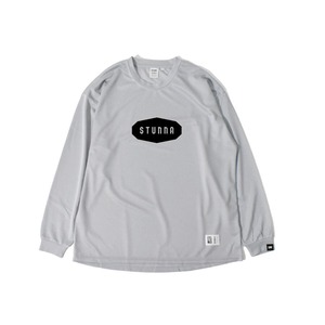 Chestnut logo Long-Tshirts：アスファルトグレー