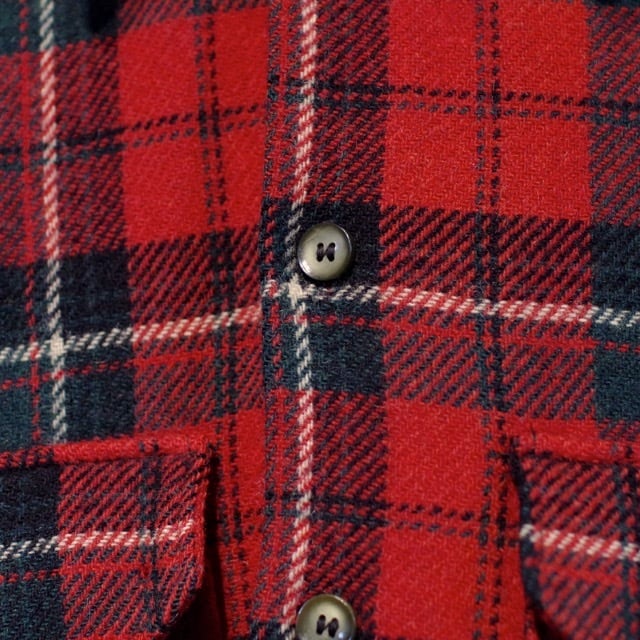 s Brent Wool Shirt / ヴィンテージ ブレント マチ付き ウール