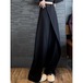 【3日以内出荷】ワイドパンツ 美脚 2024年 不規則 継ぎ目ストレートパンツドレープパンツ レディース 韓国