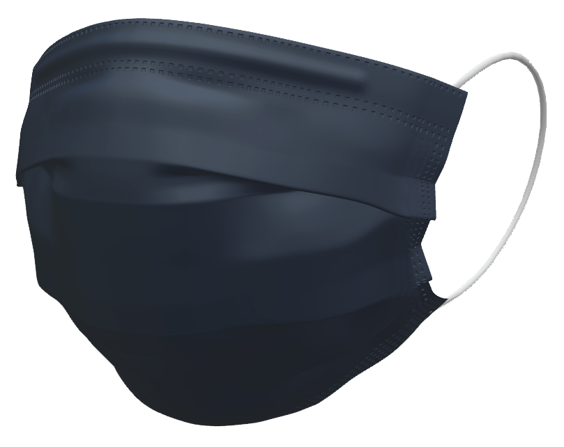 【美】ハッシュマスク レギュラーサイズ ダークナイト(単色) 日本製