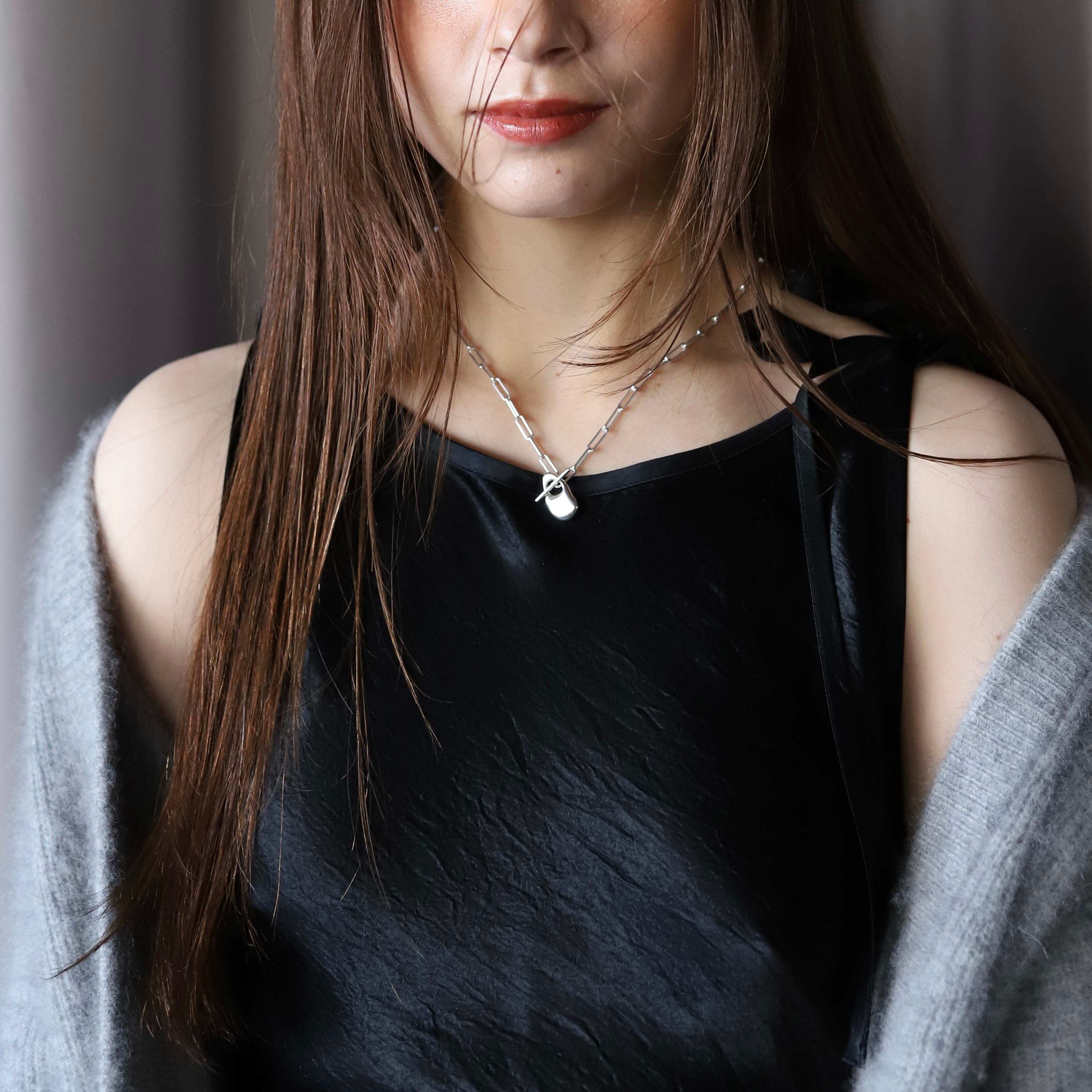 CALME 2way drop chain necklace