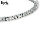 2mm luxury tennis bracelet silver