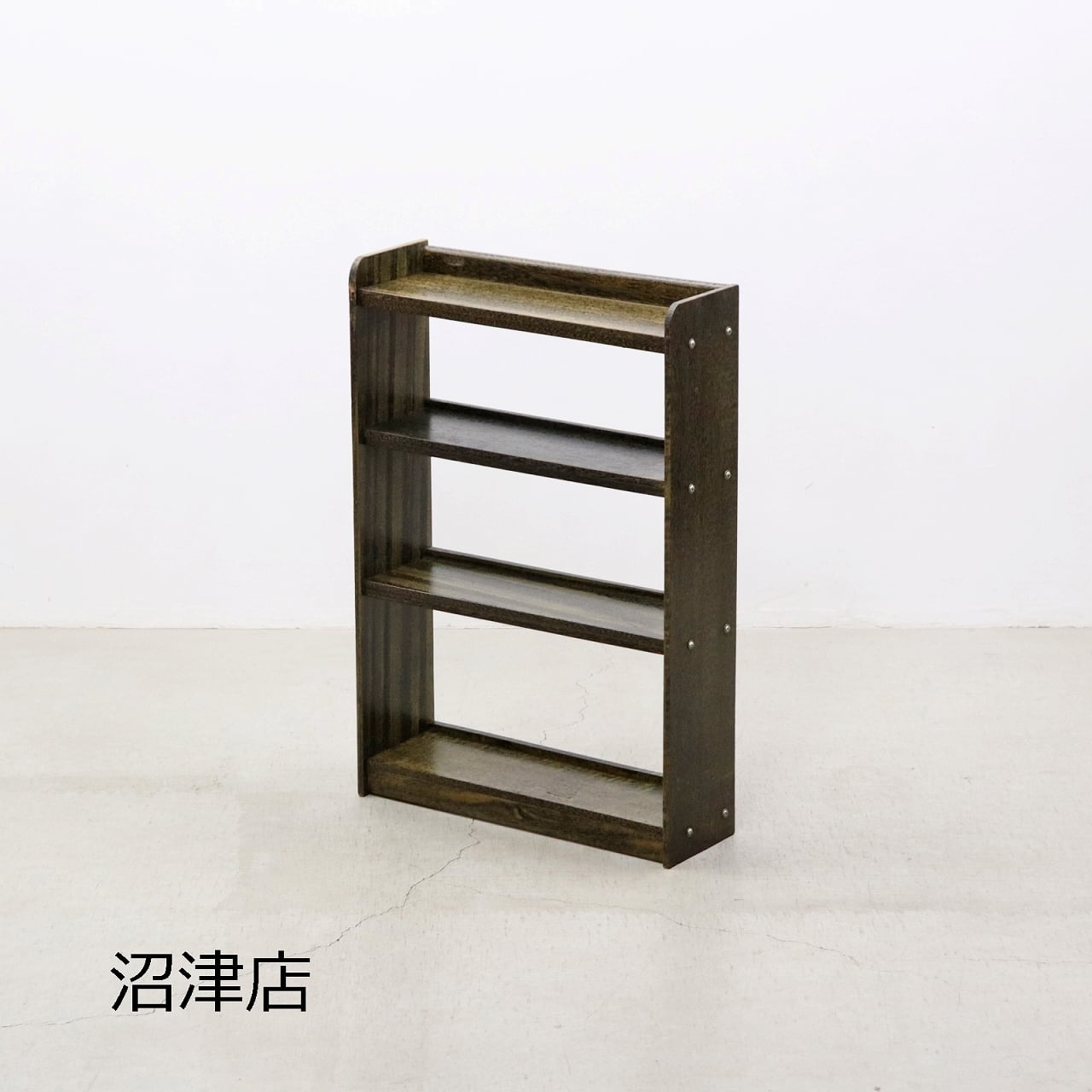沼津店】 レトロ ラワン材 本棚 シェルフ 飾り棚 ラック 書庫 収納