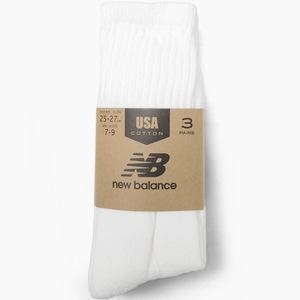 NEW BALANCE / MADE IN USA MID 3P SOCKS