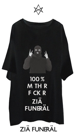 ZIÄ FUNERÄL    [ 100%MF / oversized tee ]