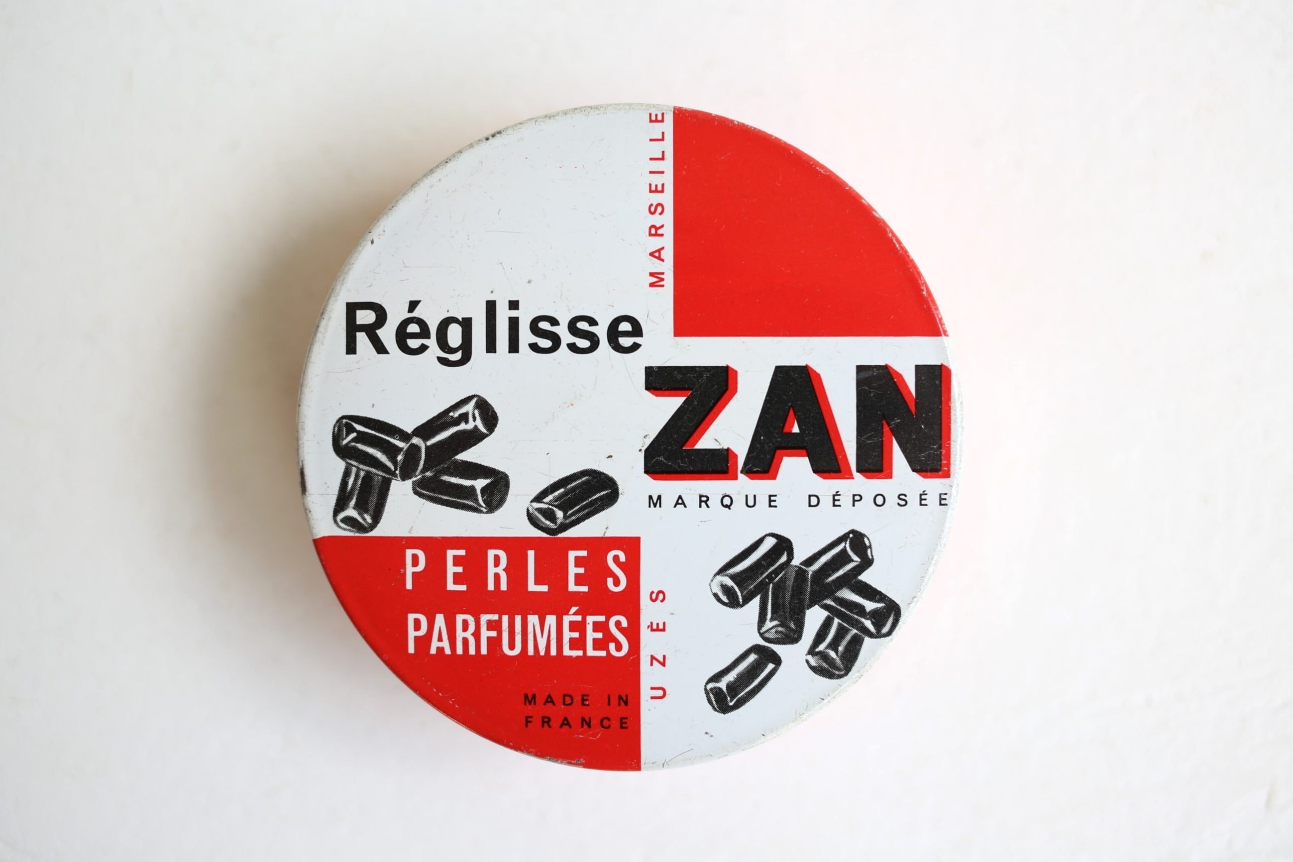 フランス アンティーク ヴィンテージ 缶 『Réglisse ZAN』 N-05148