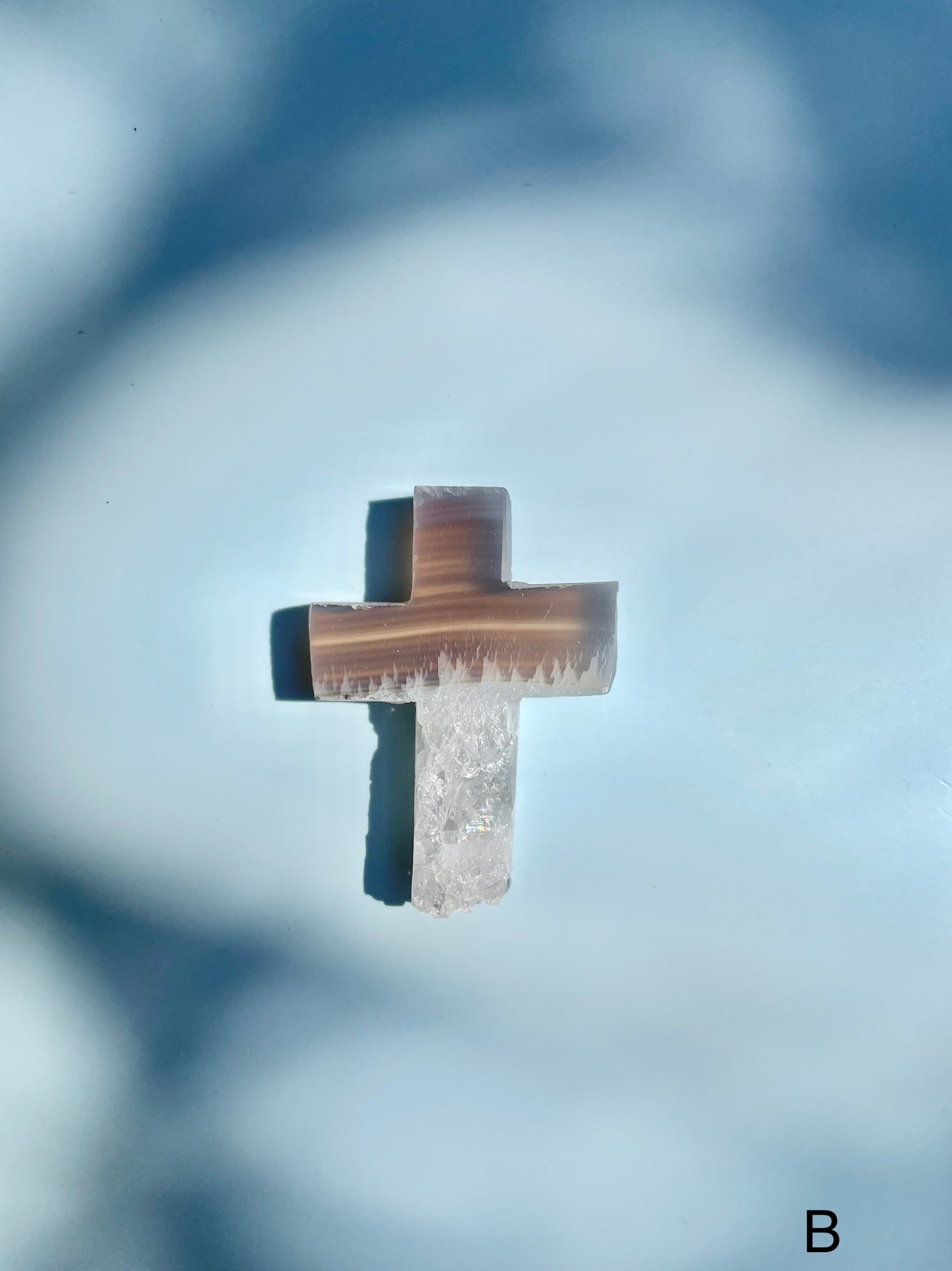 Agate Cross /  瑪瑙　クロス  L