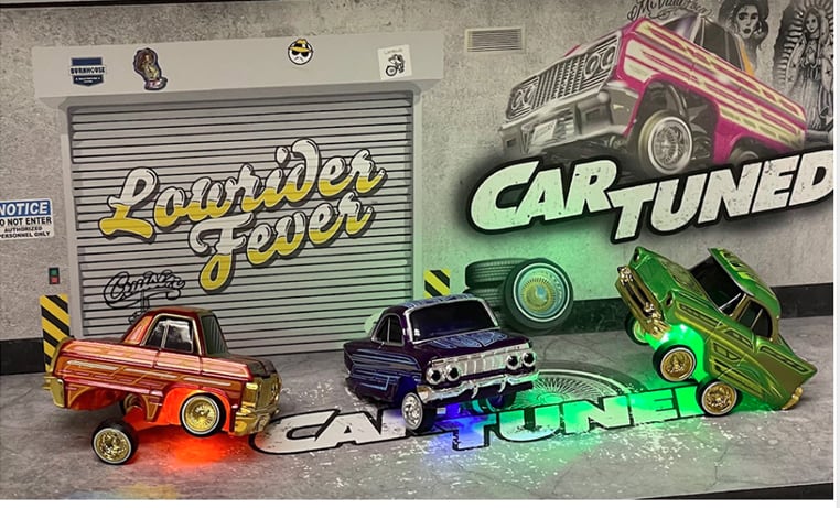 CarTuned 1:64【⑤1961 Chevy Impala】 Lowriders SHOW GLOW Series 1