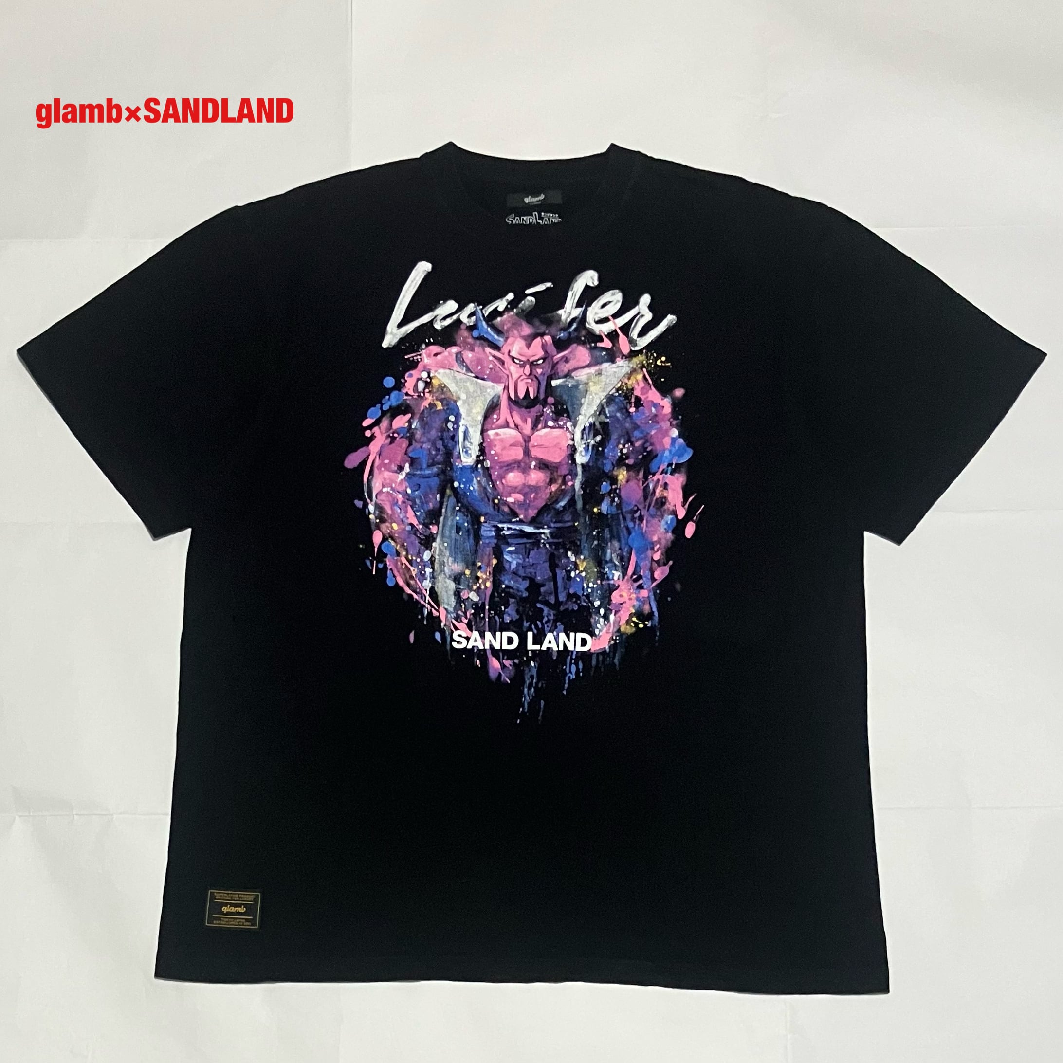 希少】glamb×SANDLAND コラボTシャツ アニメTシャツ ルシファー