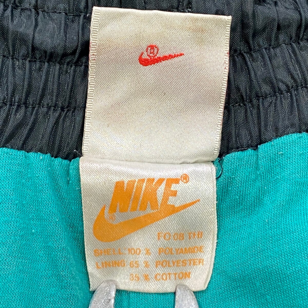 90年代 銀タグ NIKE ナイキ ナイロントラックパンツ メンズL 古着 90s