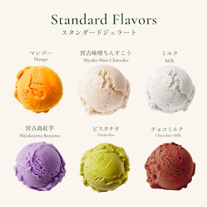 スタンダードジェラート（6個セット）