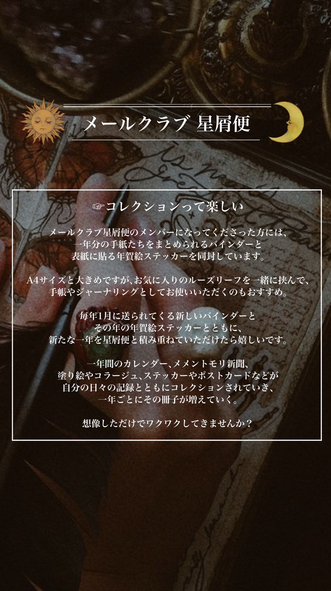 メールクラブ星屑便　太陽プラン