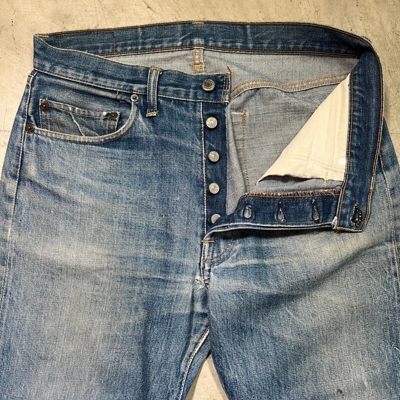 60's 70's LEVI'S リーバイス 501 デニム Big E 並行ステッチ 60's 70's LEVI'S リーバイス 501 デニム Big E 並行ステッチ