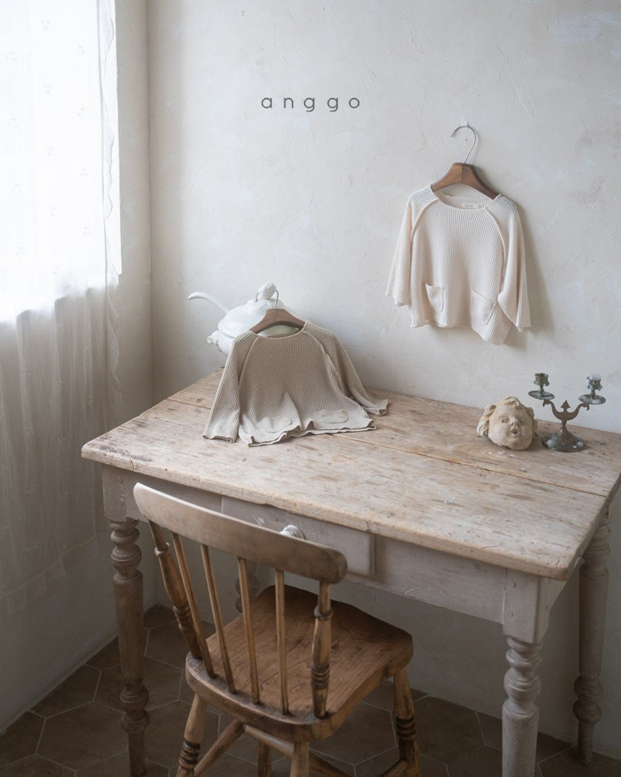 【anggo】ミルクティTシャツ ベージュ 80〜120cm 240850 - 18