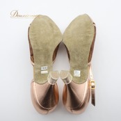 社交ダンス 衣装 シューズ 23cm ピンク系 セキネ SEKINE 靴 くつ ヒール 光沢 メッシュ レディース ストラップ 茶 上品 かわいい ダンスシューズ ダンス衣装 ステージ イベント 練習 レッスン ブラウン系