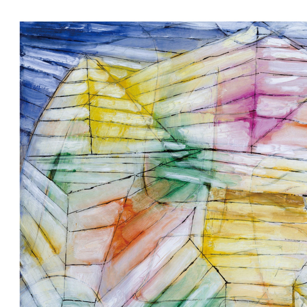 パウル・クレー Stage-mountain-construction アートポスター アブストラクト 名画 絵画 特大 アートパネル AP261 - 6