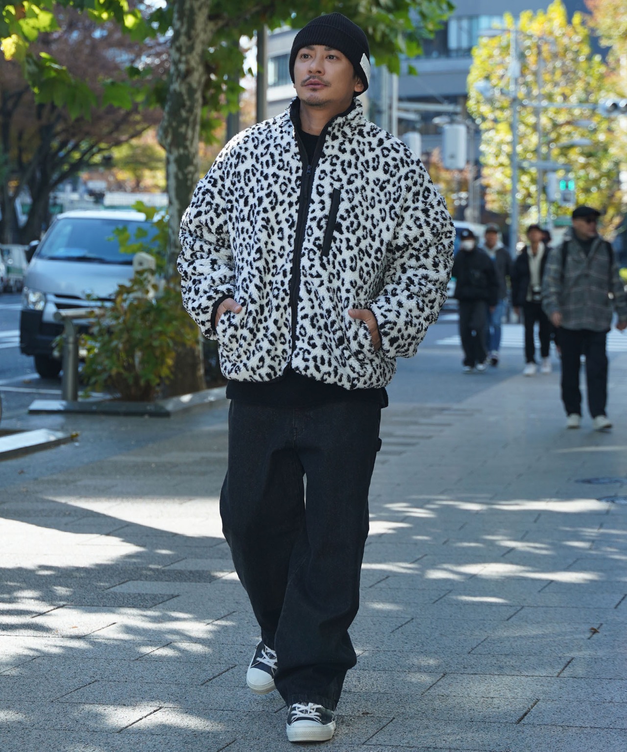 【#Re:room】LEOPARD BOA BLOUSON［REJ116］