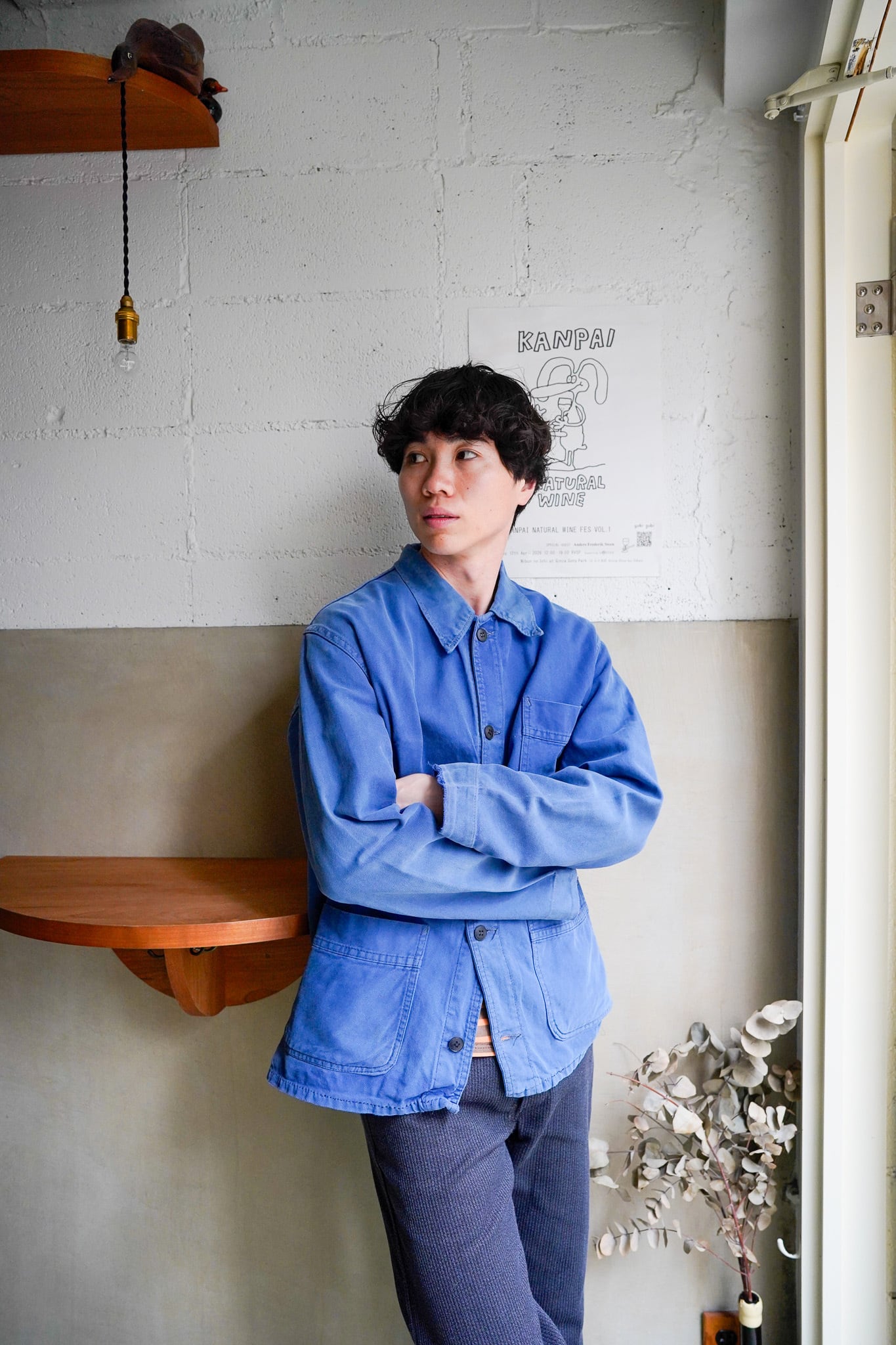 【1950s】"Made in France" Cotton Twill French Work JKT / 6-311