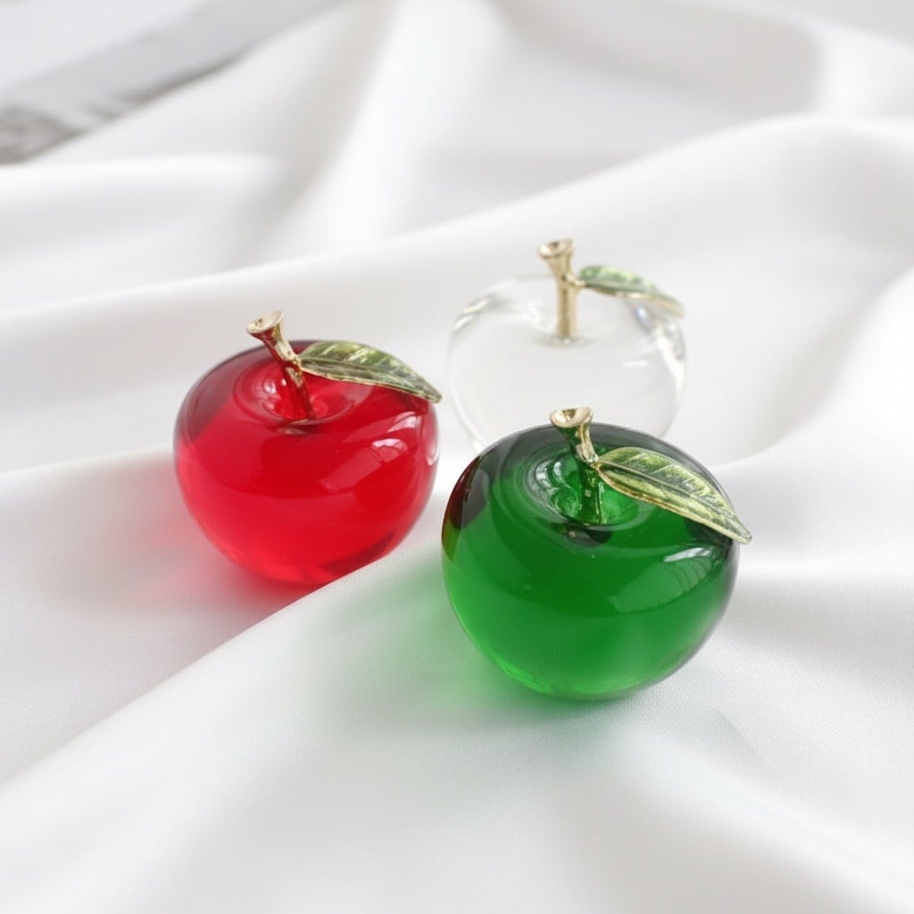 りんごのガラスオブジェ【efo2-1】 | ATELIER ECUDES