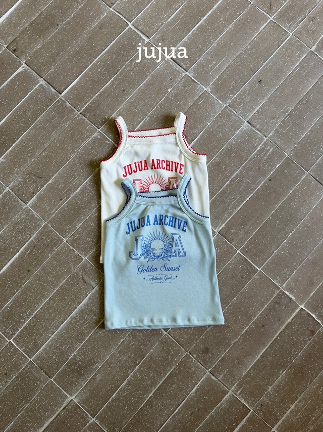 【6/11〆予約】<jujua> Archive sleeveless top