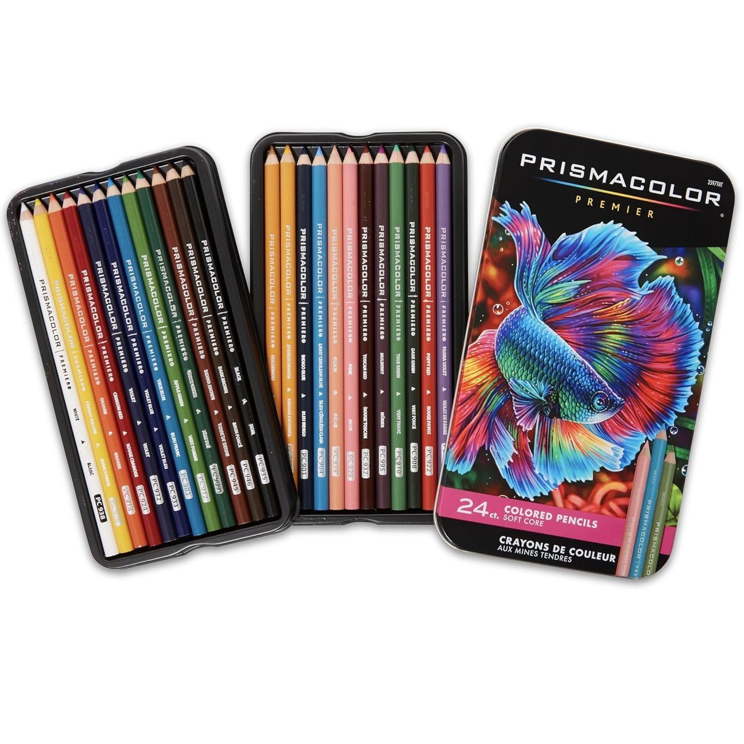 BAZIC 24色鉛筆 色鉛筆 プリズマカラー 【24色】 3597T プレミアカラー