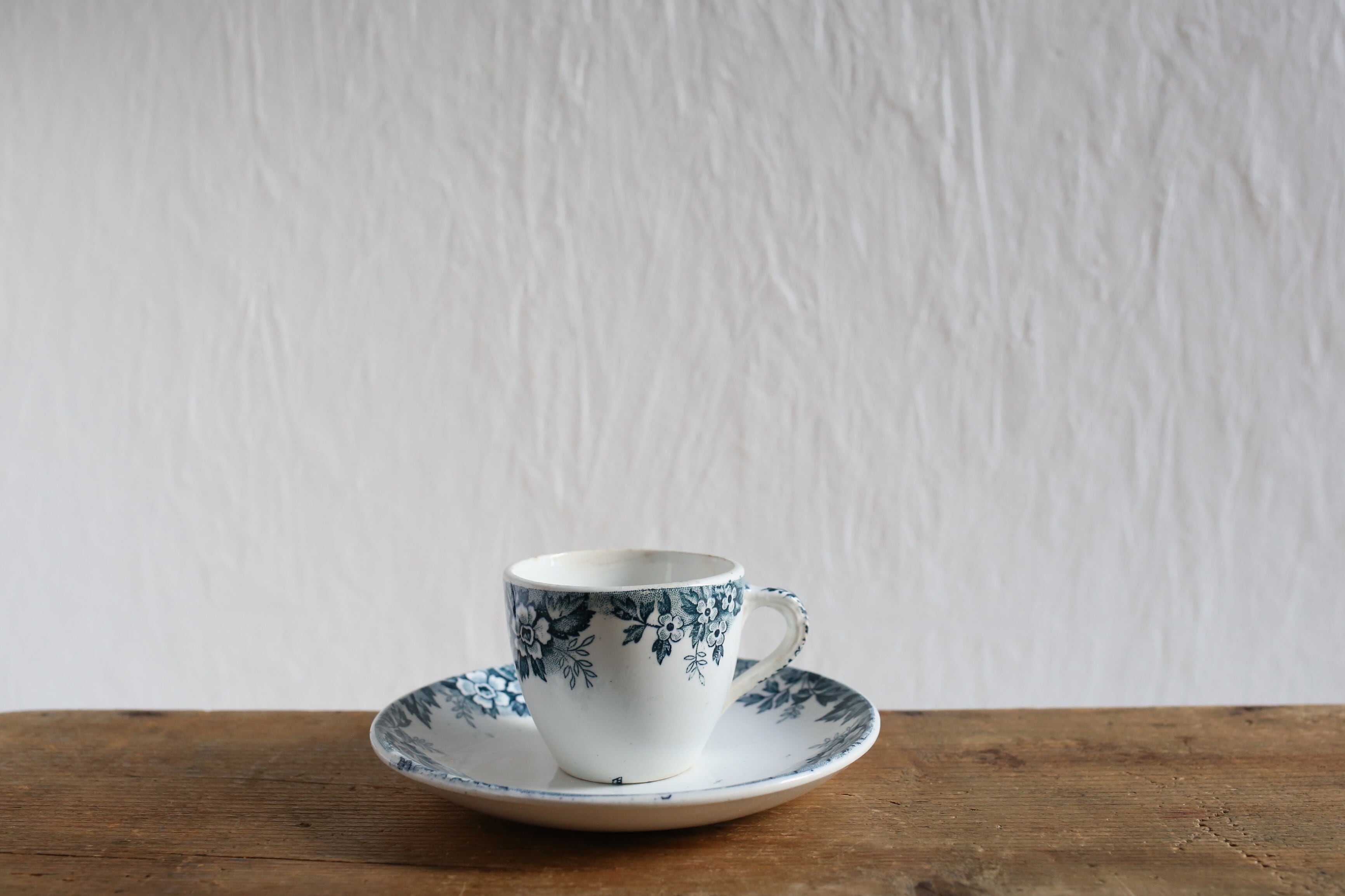 フランス アンティーク ヴィンテージ MOULIN DES LOUPS & HAMAGE NORD『MARIE-LOUISE』カップ&ソーサー N-06691