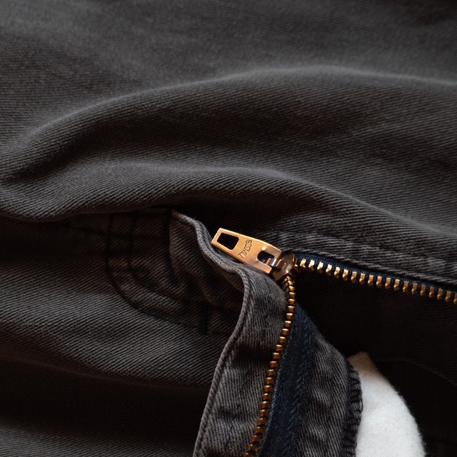 "Calvin Klein" '90s vintage Black cotton twill pants