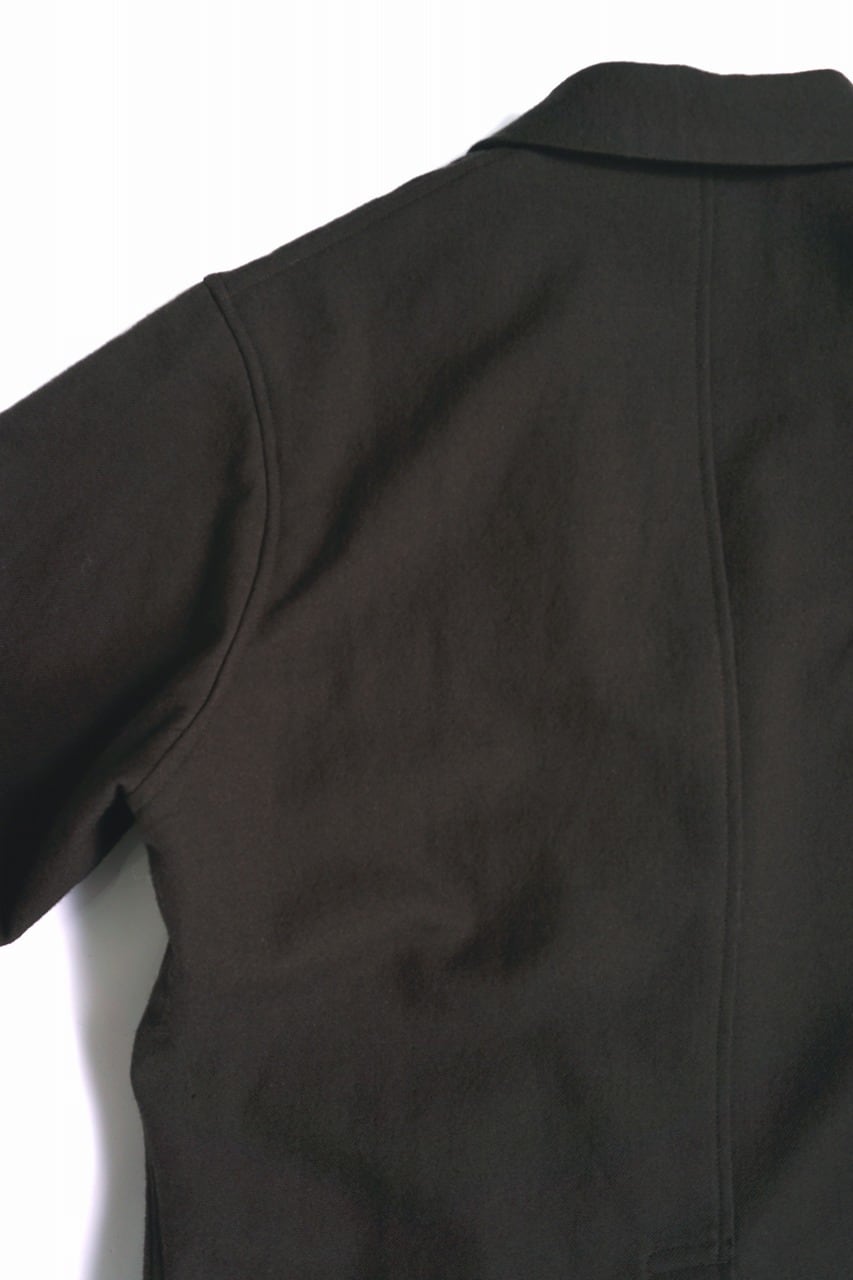 Virgin Wool Washed Twill Jacket