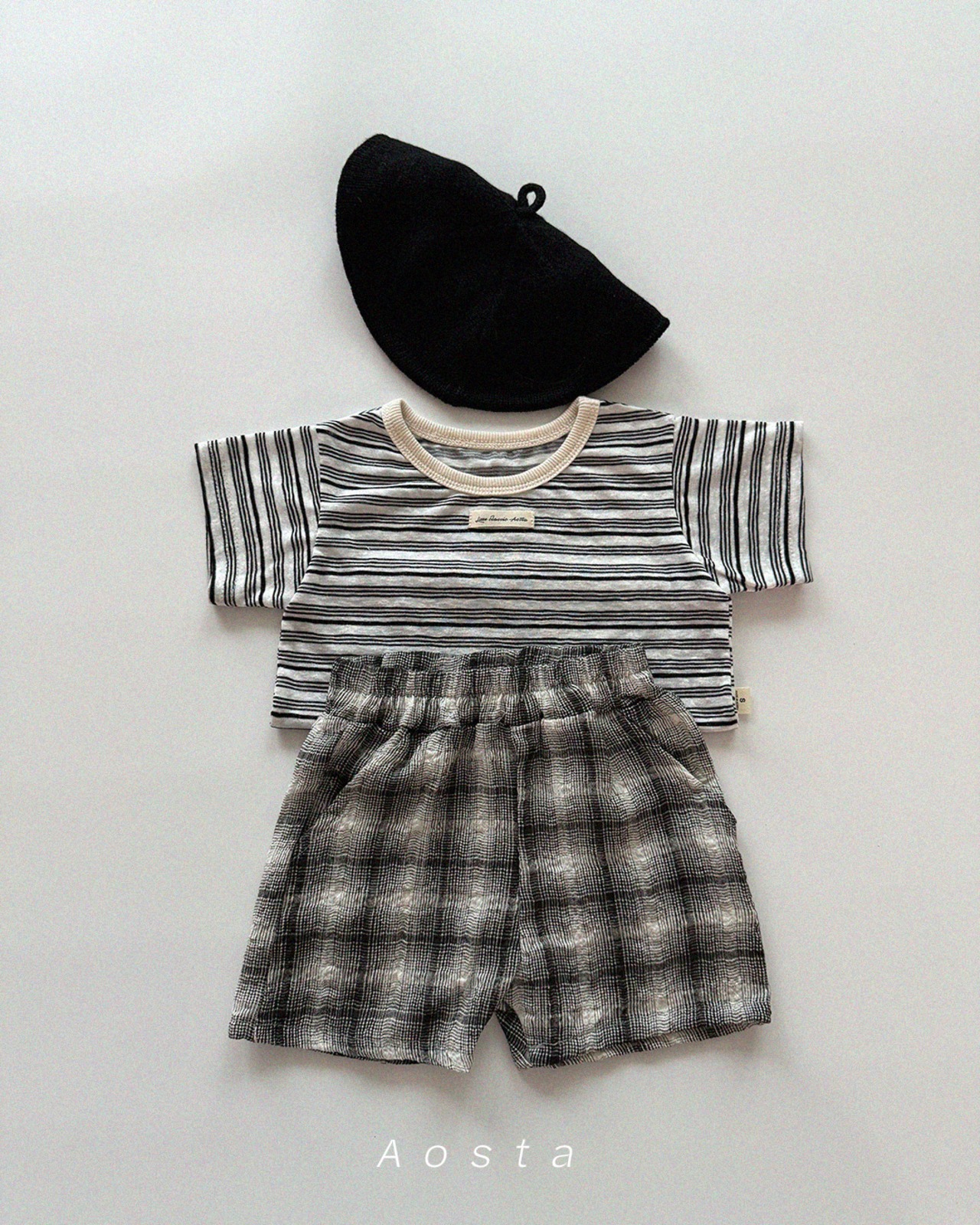 【取寄/韓国直送】Aosta 26/SM チェックハーフパンツ｜夏服｜韓国子供服