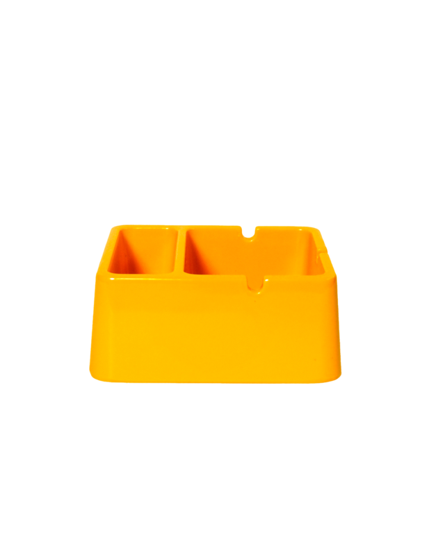 Ashtray with a cigarette holder